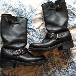 Leather mid-calf boots size 7.5